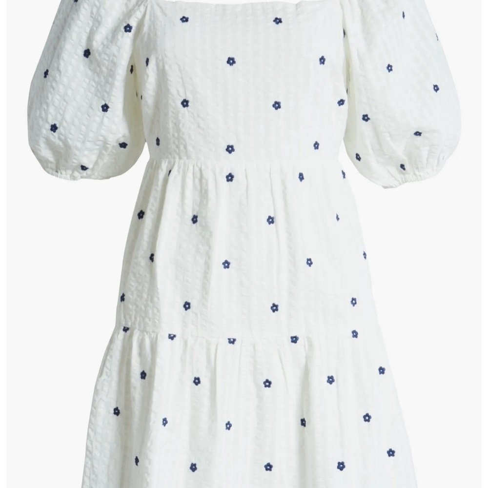 Rails Selene Floral Embroidered Cotton Fit & Flare Dress size small - Picture 8 of 8